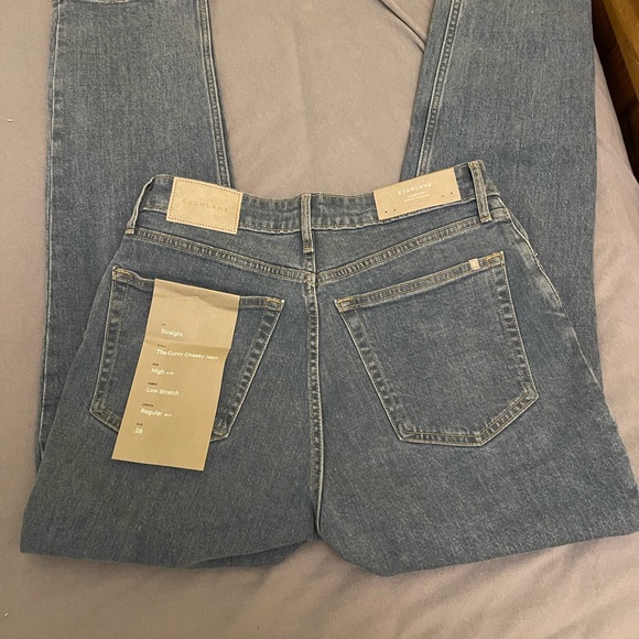 Everlane curvy cheeky  straight jeans size 28 regular - Picture 2 of 6